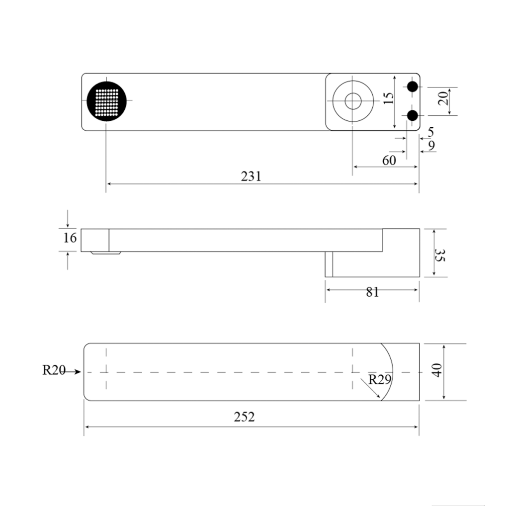 Cresta Swivel Bath Spout - Neche Interiors
