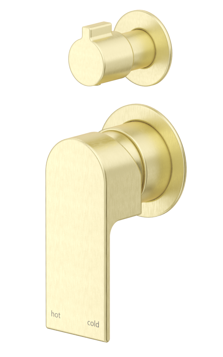 Eleniko Shower Mixer Diverter - 2P - TRIM KIT ONLY - Neche Interiors