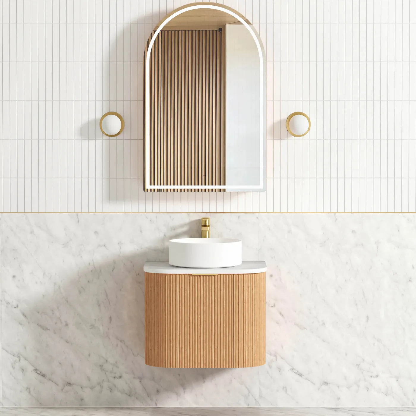 The Bondi Collection - Fluted Woodland Oak - Neche Interiors