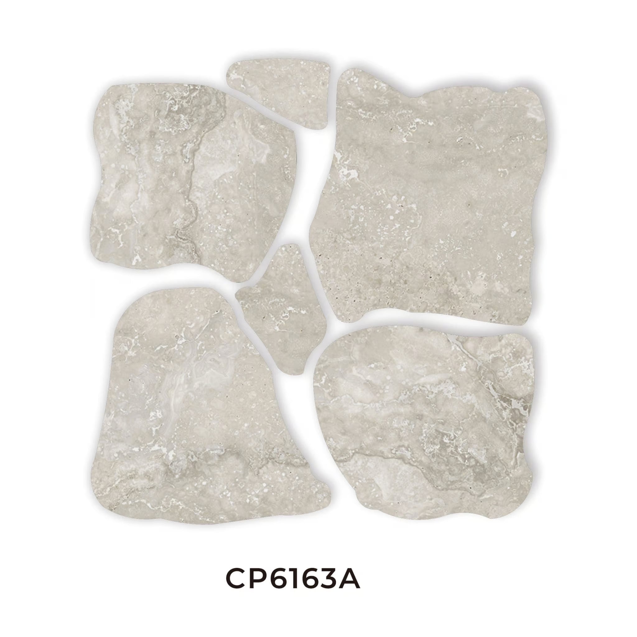 Norcia Travertine Porcelain Crazy Pave Tile - Neche Interiors