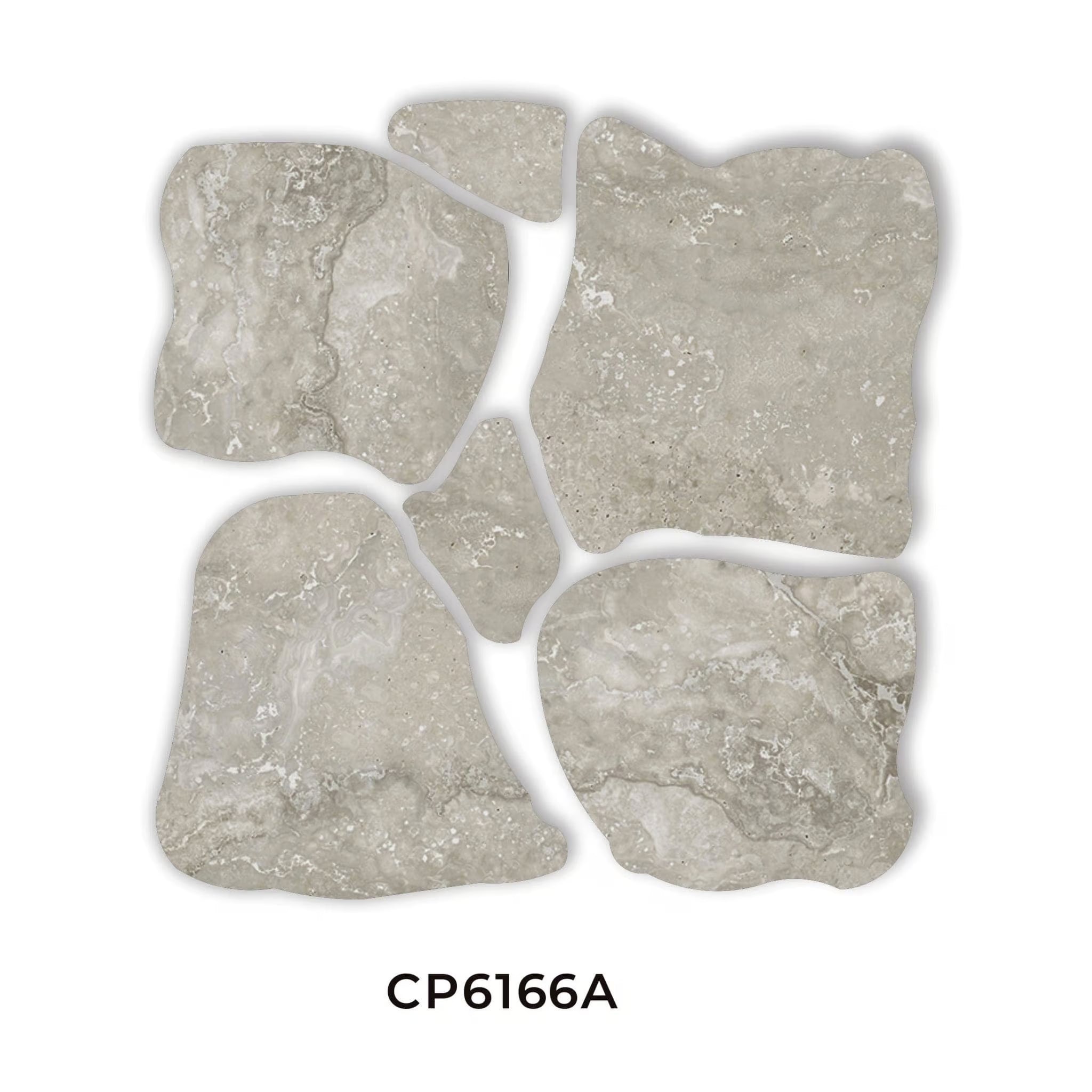 Norcia Travertine Porcelain Crazy Pave Tile - Neche Interiors