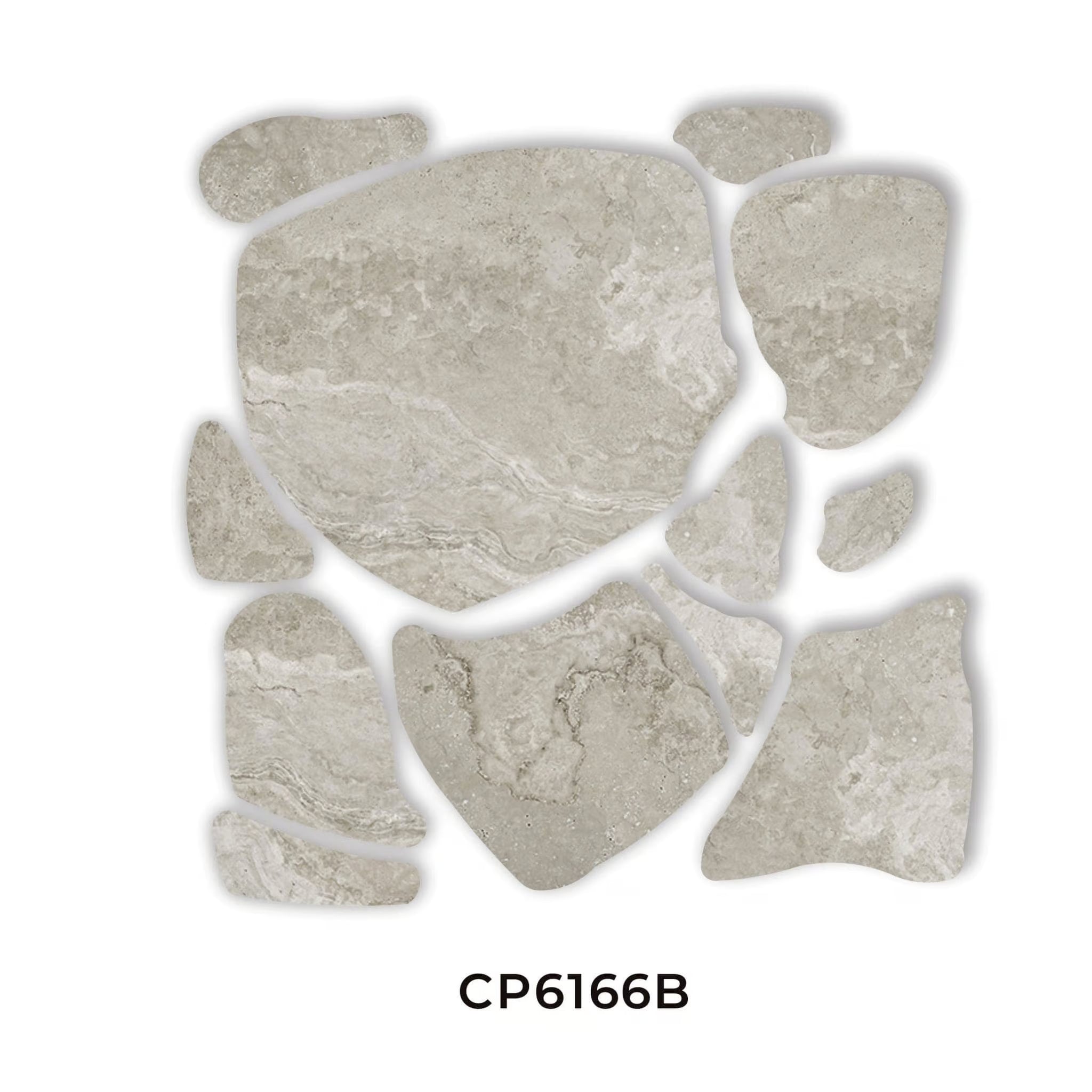 Norcia Travertine Porcelain Crazy Pave Tile - Neche Interiors