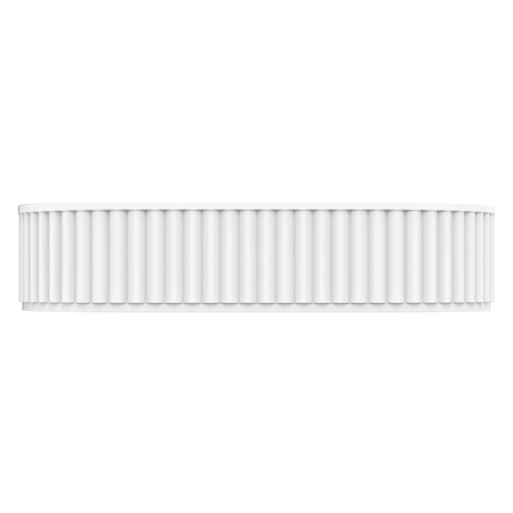 Minka Pill Solid Surface Above Counter Basin, Matte White