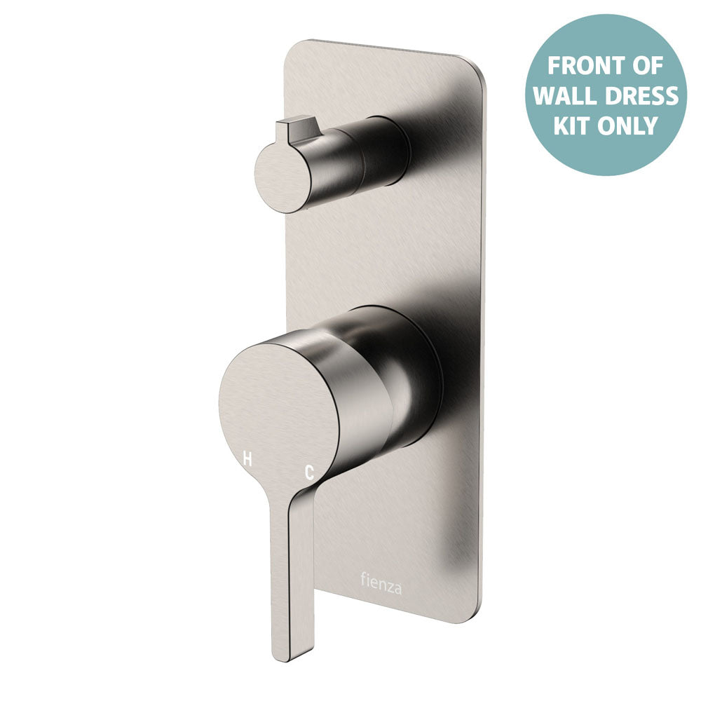 Sansa Wall Diverter Mixer Dress Kit, Rectangular Plate