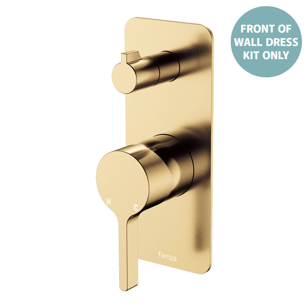 Sansa Wall Diverter Mixer Dress Kit, Rectangular Plate