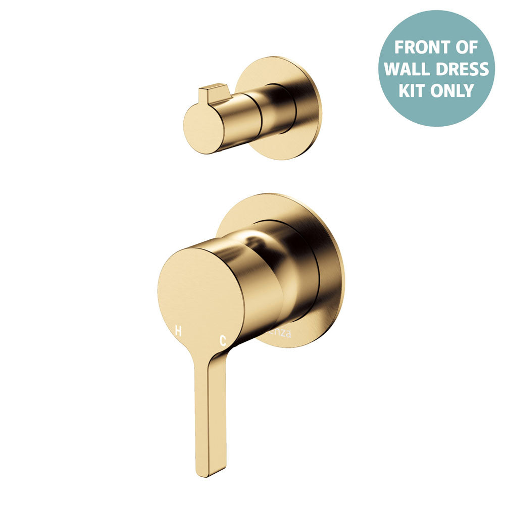 Sansa Wall Diverter Mixer Dress Kit, Small Round Plates