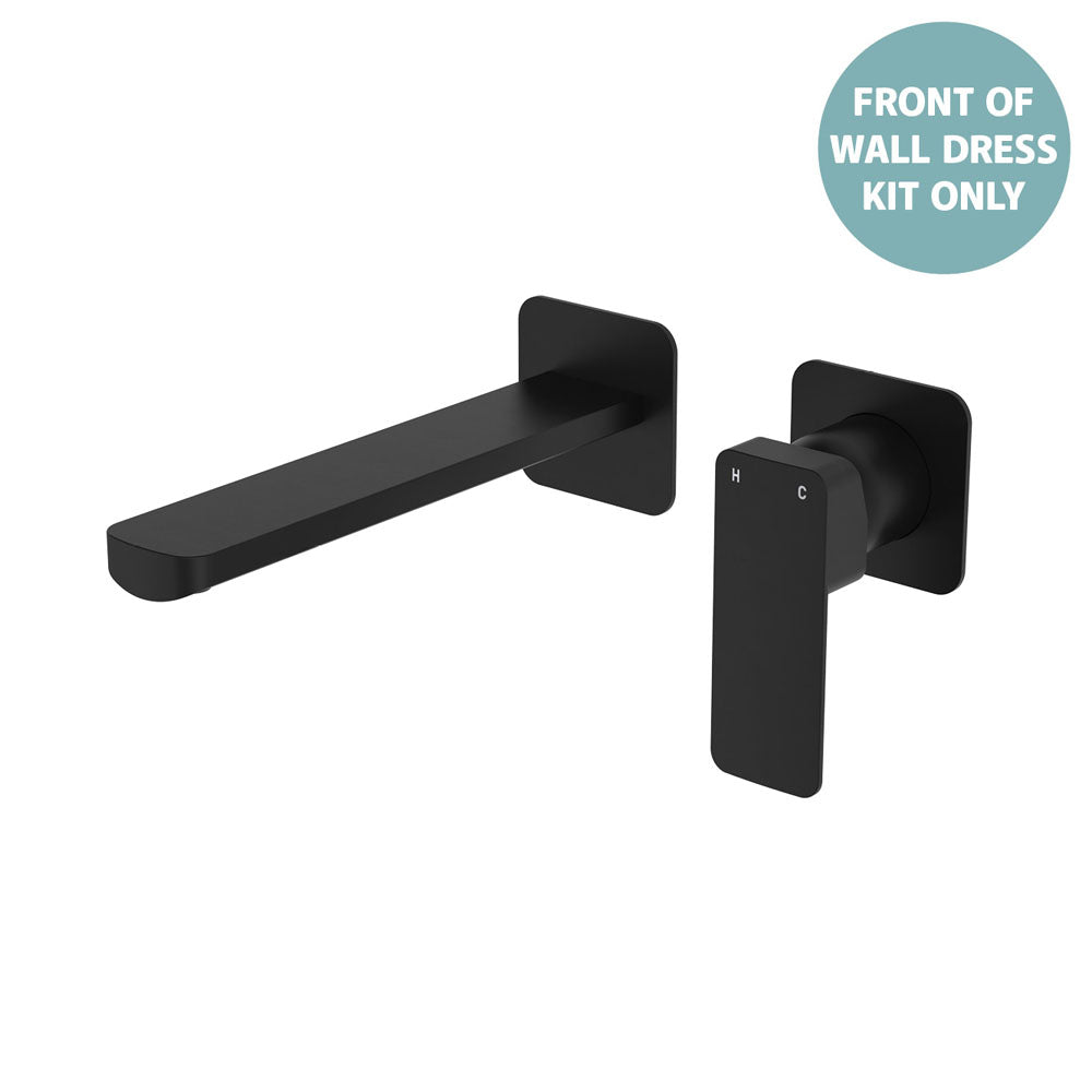 TONO Basin/Bath Wall Mixer Dress Kit, Small Square Plates, 160mm