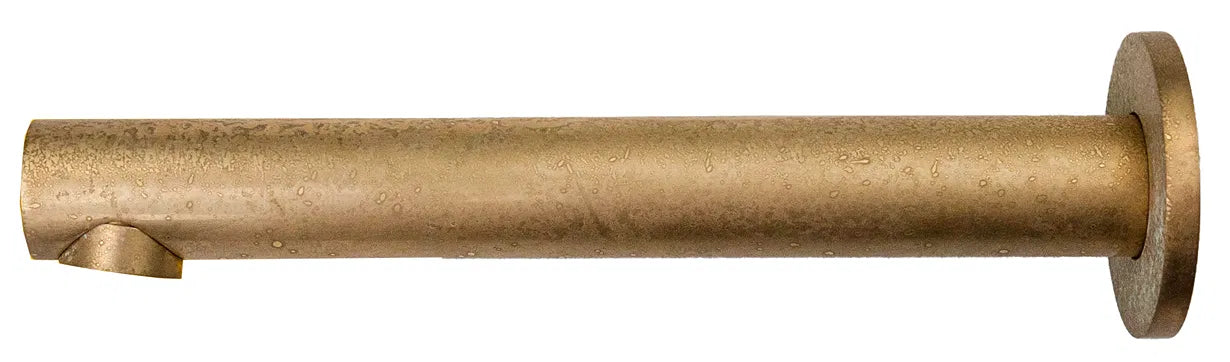 LVB Mica Bath Spout – Straight – 220mm - Living Brass