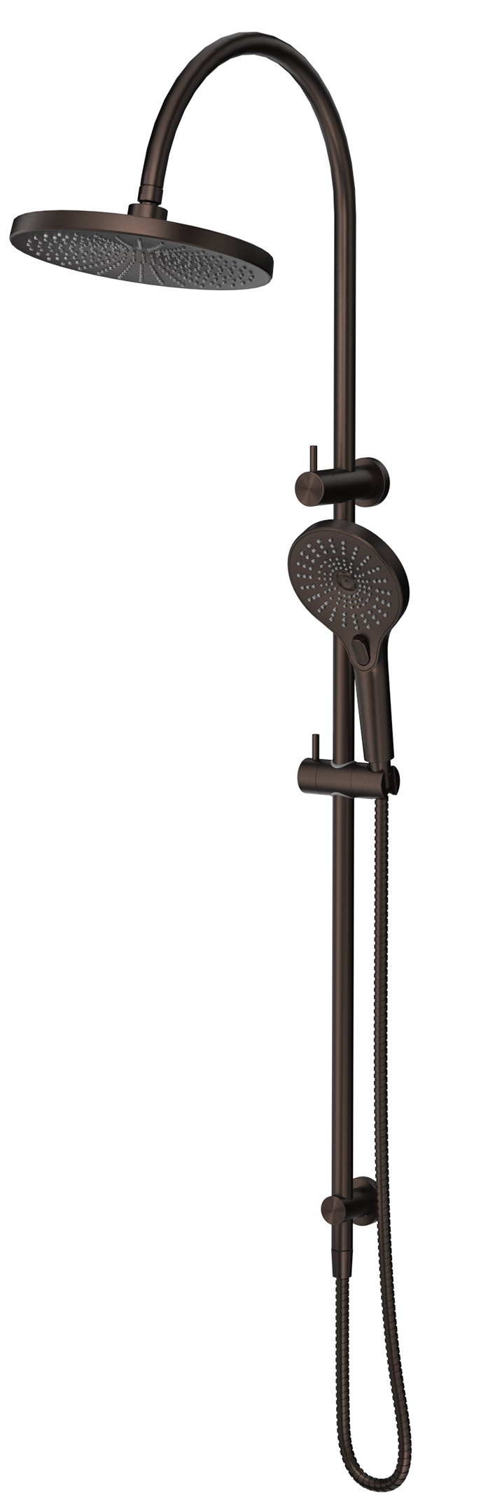 Mica Gooseneck Dual Shower Rail - Neche Interiors