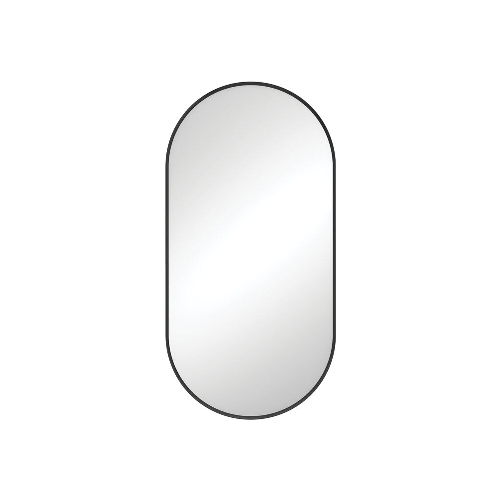 Empire Matte Black Framed Mirror