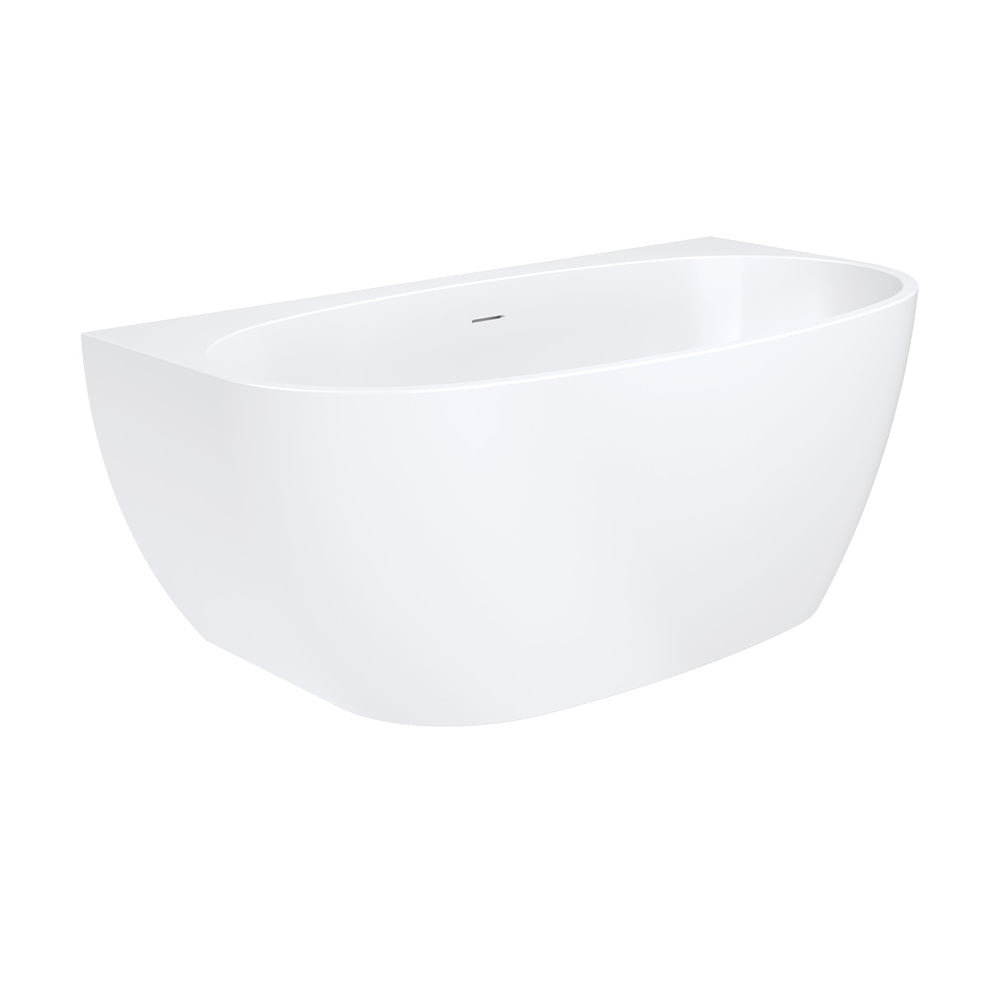 Keeto Back-To-Wall Acrylic Bath