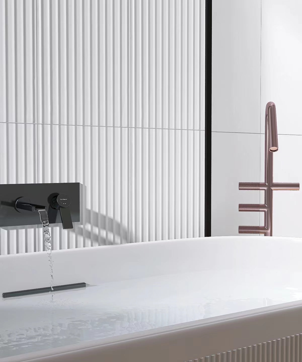 Fluted Matte White - Neche Interiors