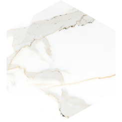 Euromarmo Calacatta Gold 300 x 260 mm Hexagon porcelain tile