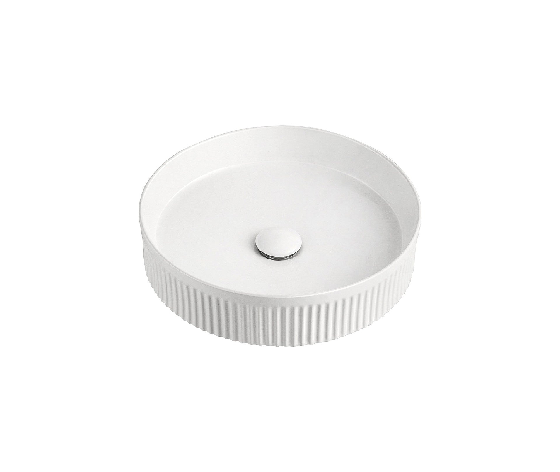 Round Fluted Counter Top Basin - Neche Interiors