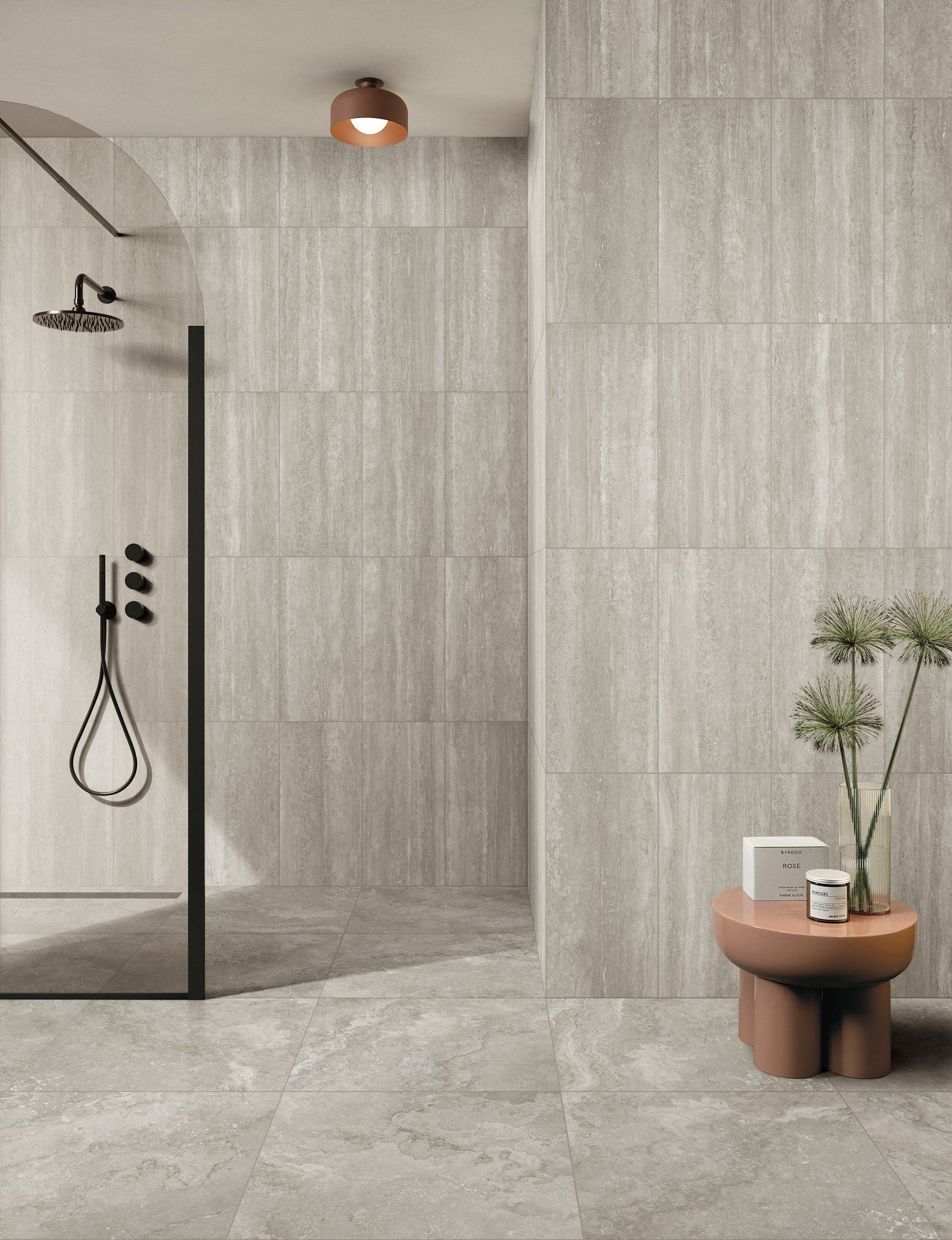 Norcia Vein Cut Travertine Porcelain Tile - Neche Interiors