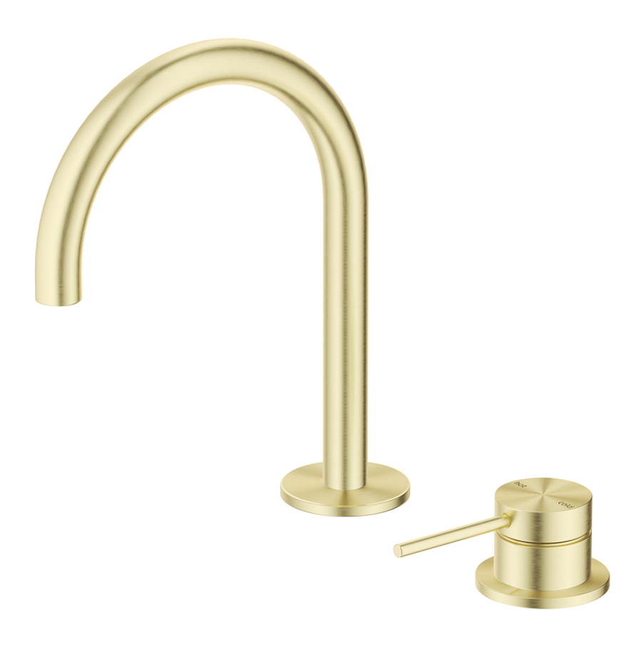 Mica Gooseneck Hob Basin Mixer Set - Neche Interiors