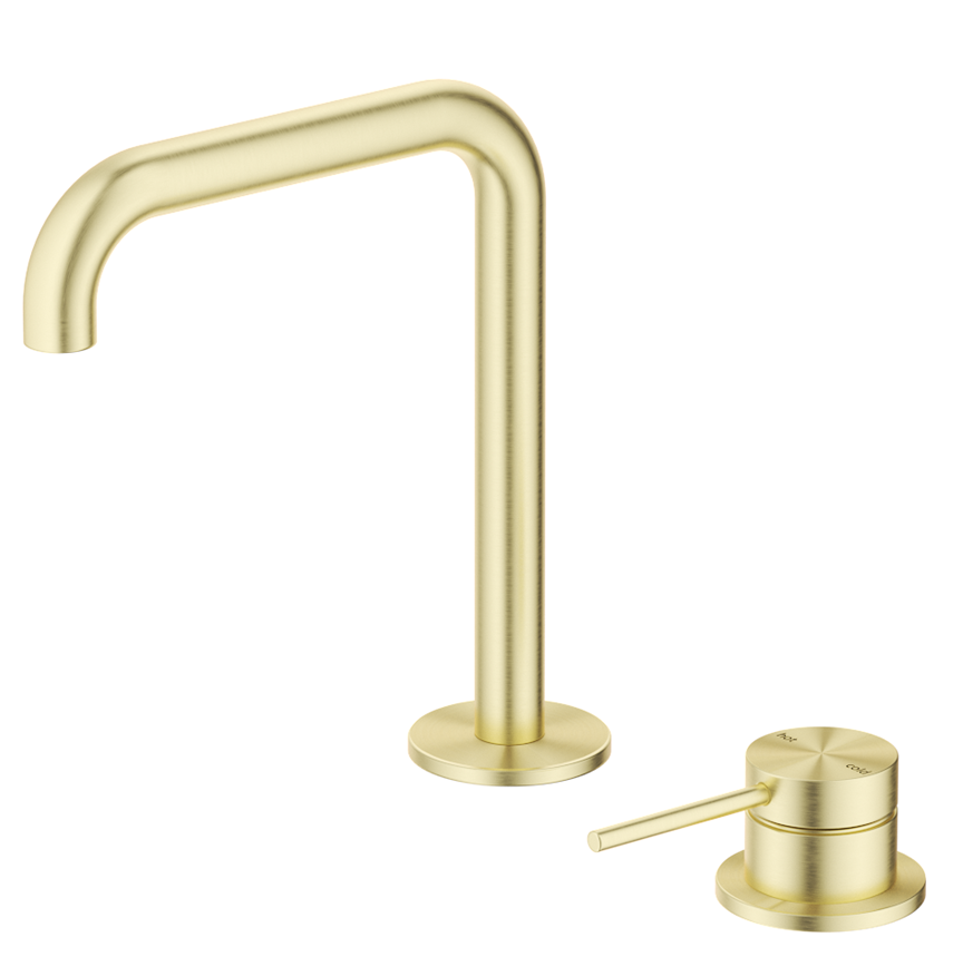 Mica Soft-Square Hob Basin Mixer Set - Neche Interiors