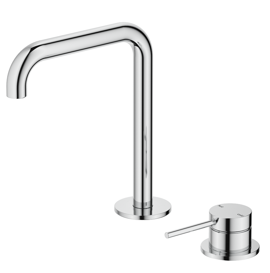 Mica Soft-Square Hob Basin Mixer Set - Neche Interiors