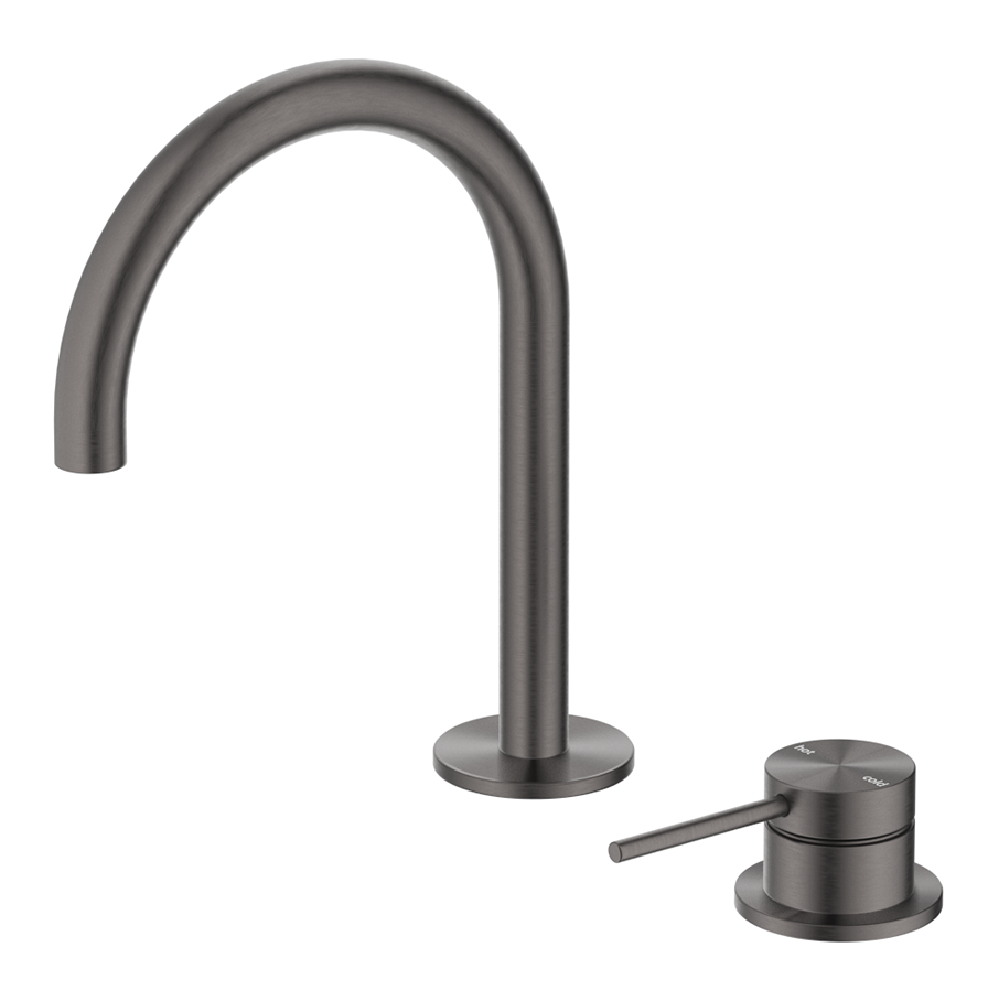 Mica Gooseneck Hob Basin Mixer Set - Neche Interiors