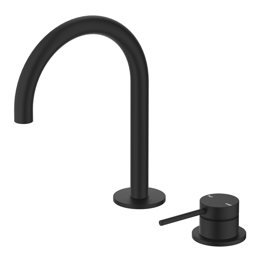 Mica Gooseneck Hob Basin Mixer Set - Neche Interiors