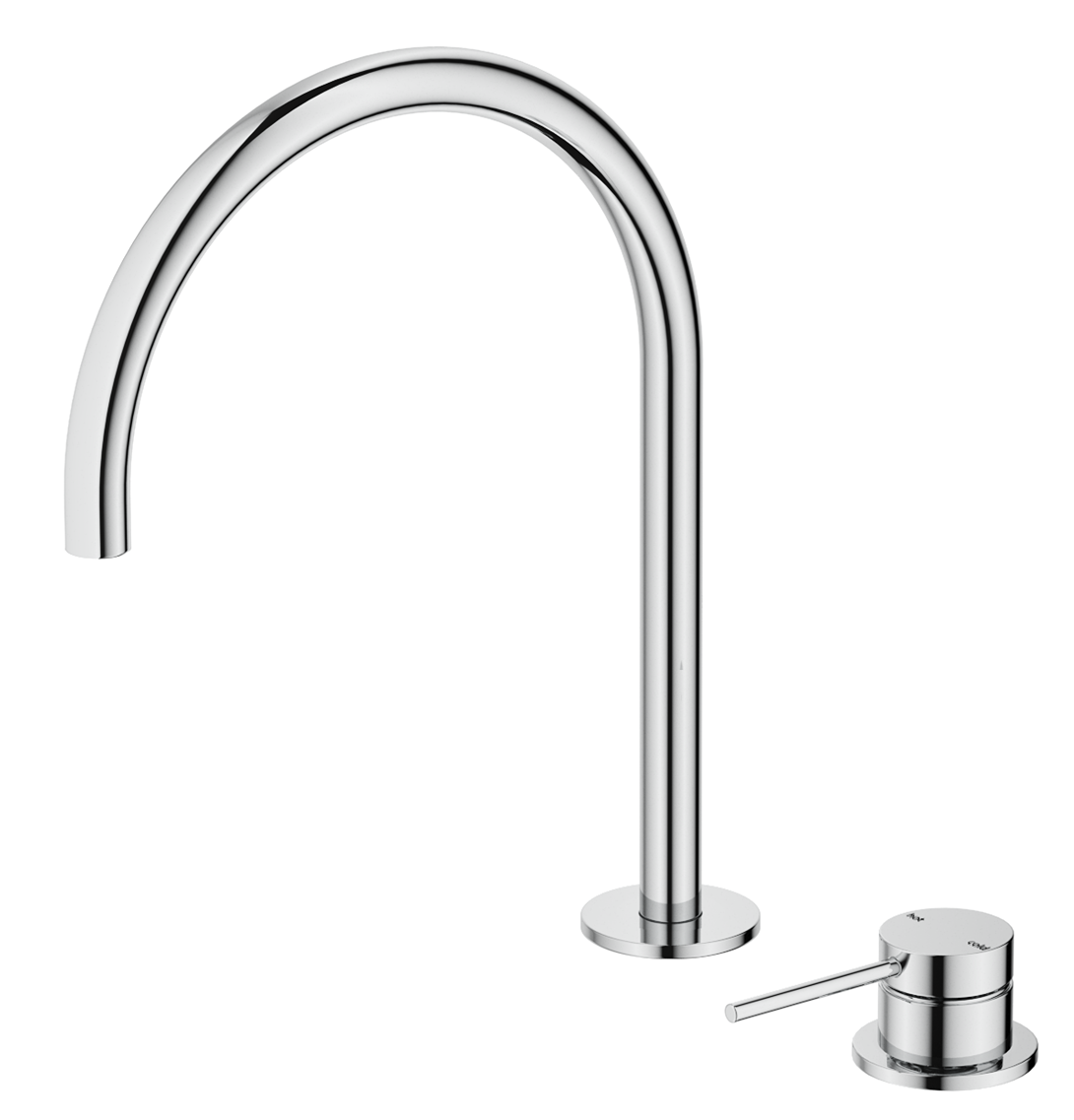 Mica Gooseneck Hob Sink/Basin Mixer Set - Neche Interiors