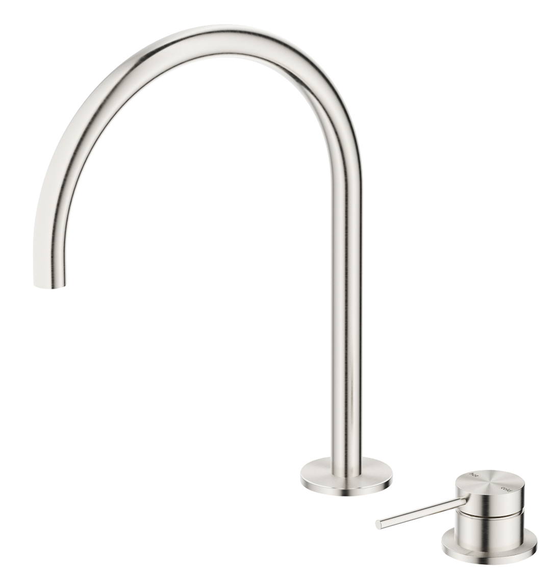 Mica Gooseneck Hob Sink/Basin Mixer Set - Neche Interiors