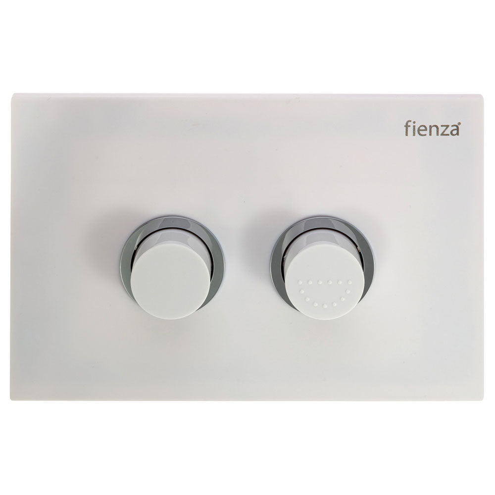Fienza R&T Care Raised Button Flush Plate