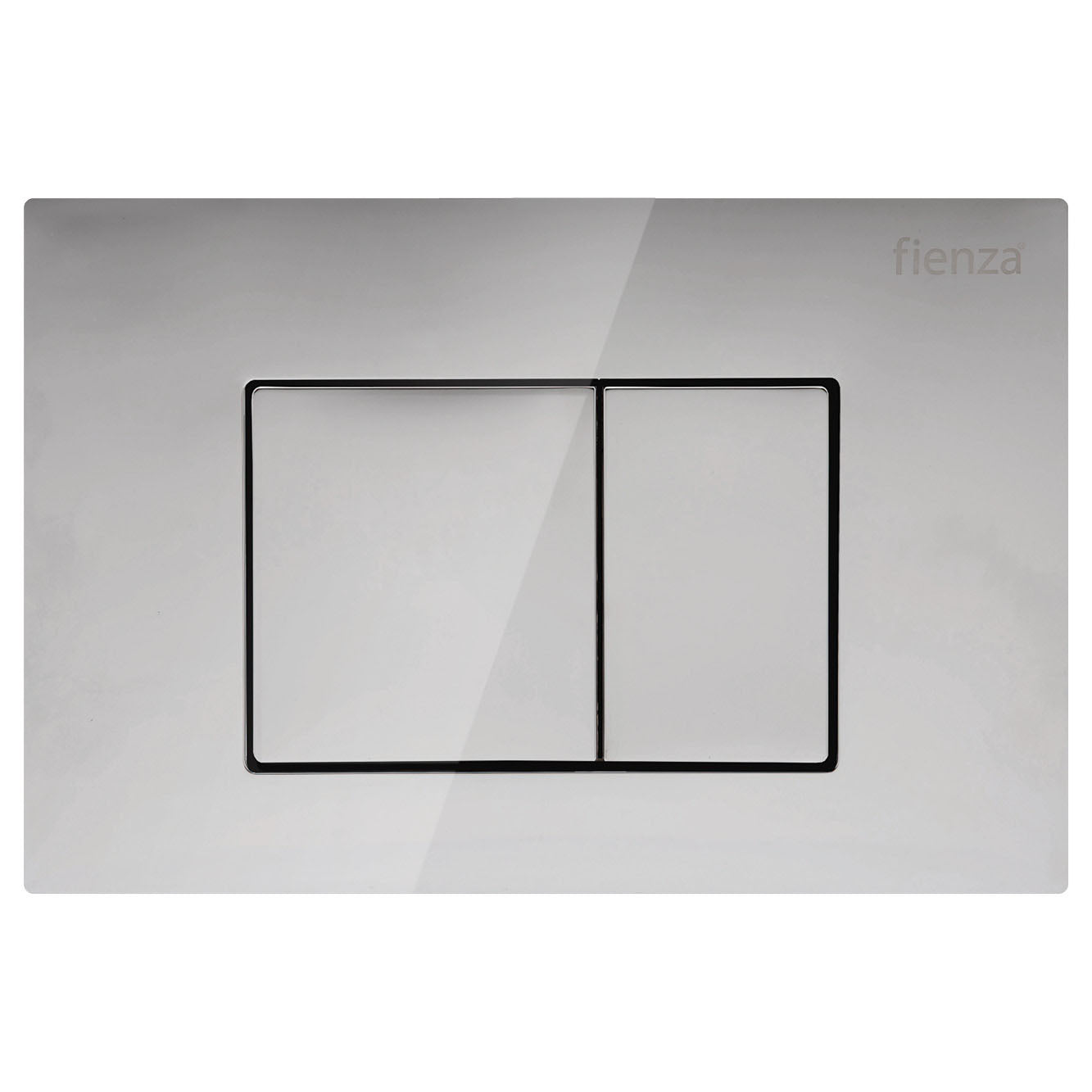 Fienza R&T Rectangular Button Flush Plate