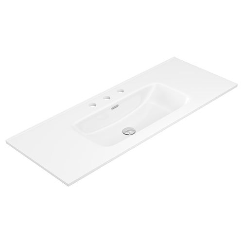 Joli Gloss Full Depth Ceramic Basin Top 1200mm 3TH