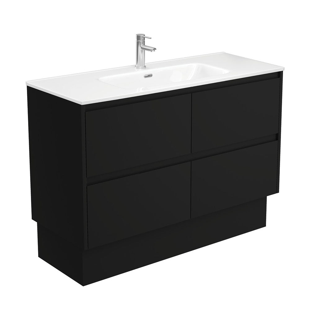 Joli Amato Satin Black Vanity On Kick