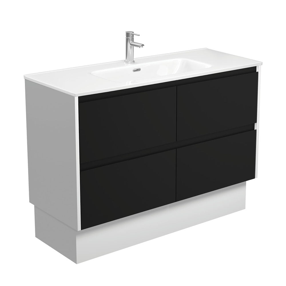 Joli Amato Satin Black Vanity On Kick