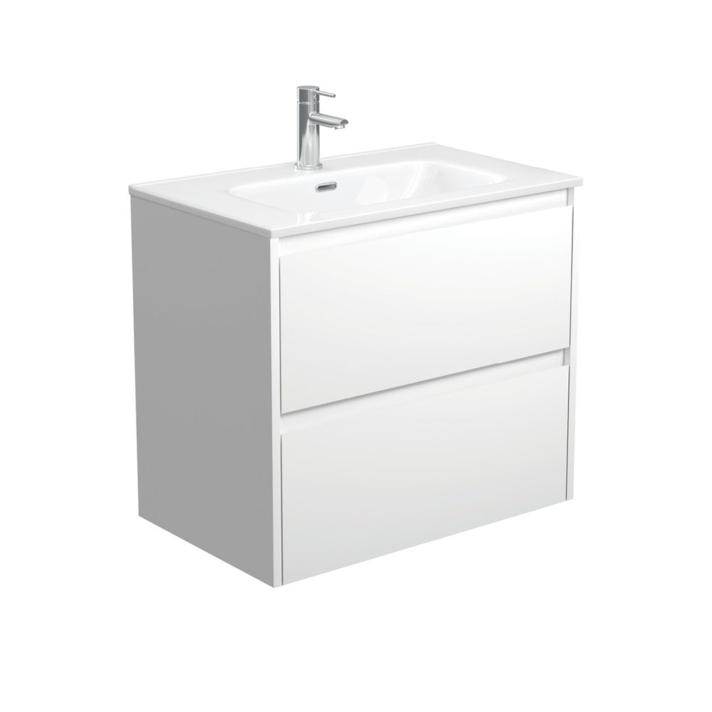 Joli Amato Satin White Wall-Hung Vanity