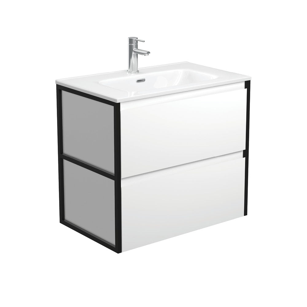 Joli Amato Satin White Wall-Hung Vanity