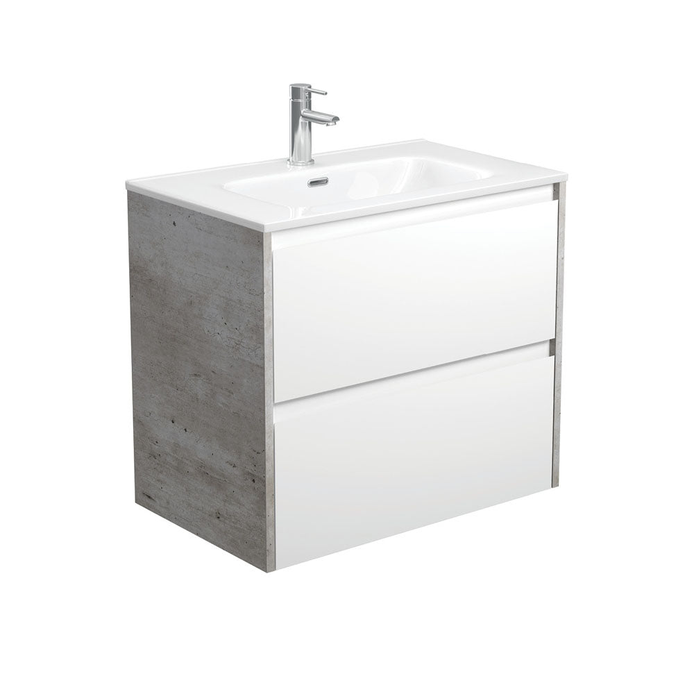 Joli Amato Satin White Wall-Hung Vanity