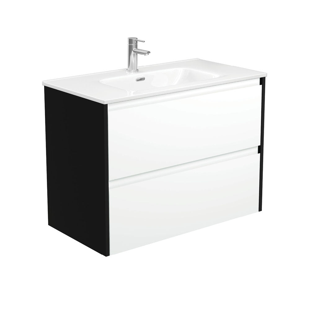 Joli Amato Satin White Wall-Hung Vanity