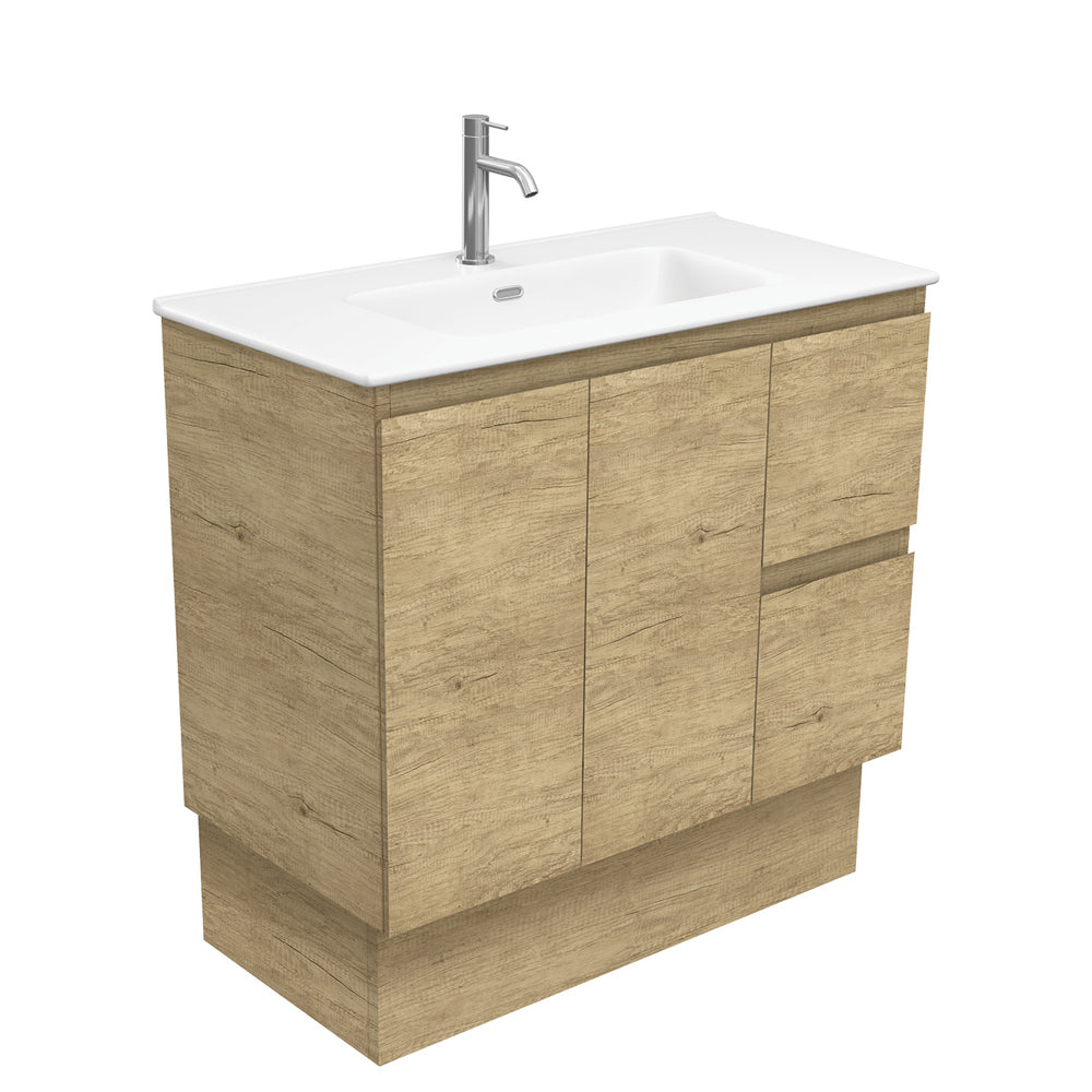 Joli Matte Edge Scandi Oak Vanity On Kickboard