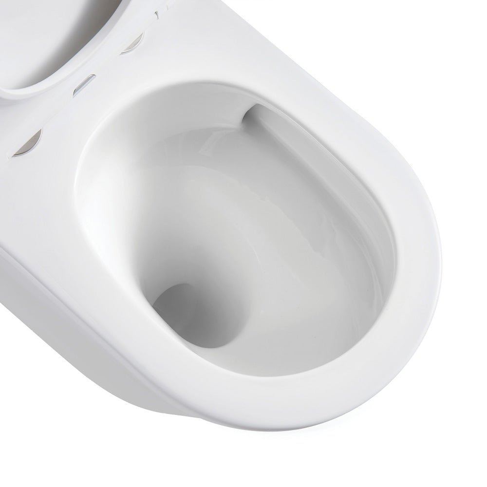 Koko Tornado Flush Wall-Faced Toilet Suite, Gloss White - Neche Interiors