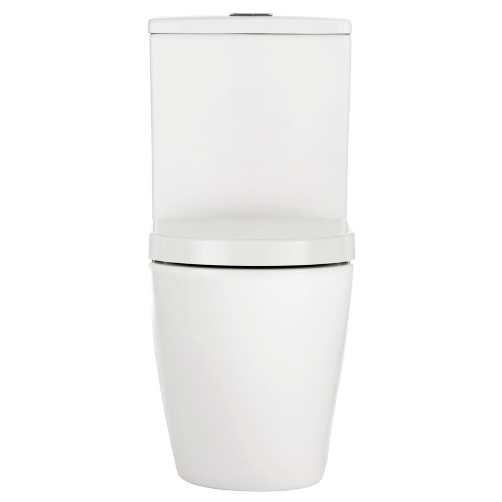 Koko Tornado Flush Back-to-Wall Toilet Suite, Gloss White - Neche Interiors