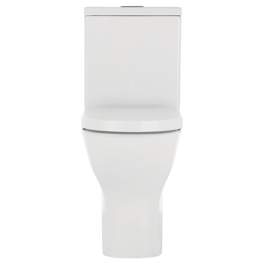 Delta Back-to-Wall Toilet Suite, Gloss White - Neche Interiors