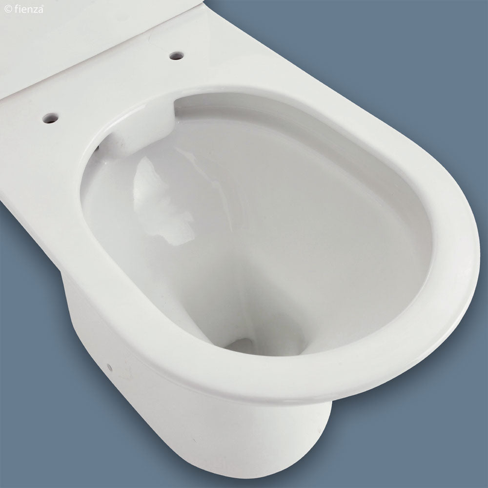 Chica Close-Coupled Toilet Suite, Gloss White - Neche Interiors