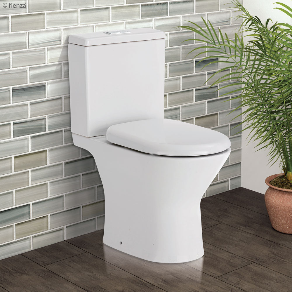 Chica Close-Coupled Toilet Suite, Gloss White - Neche Interiors