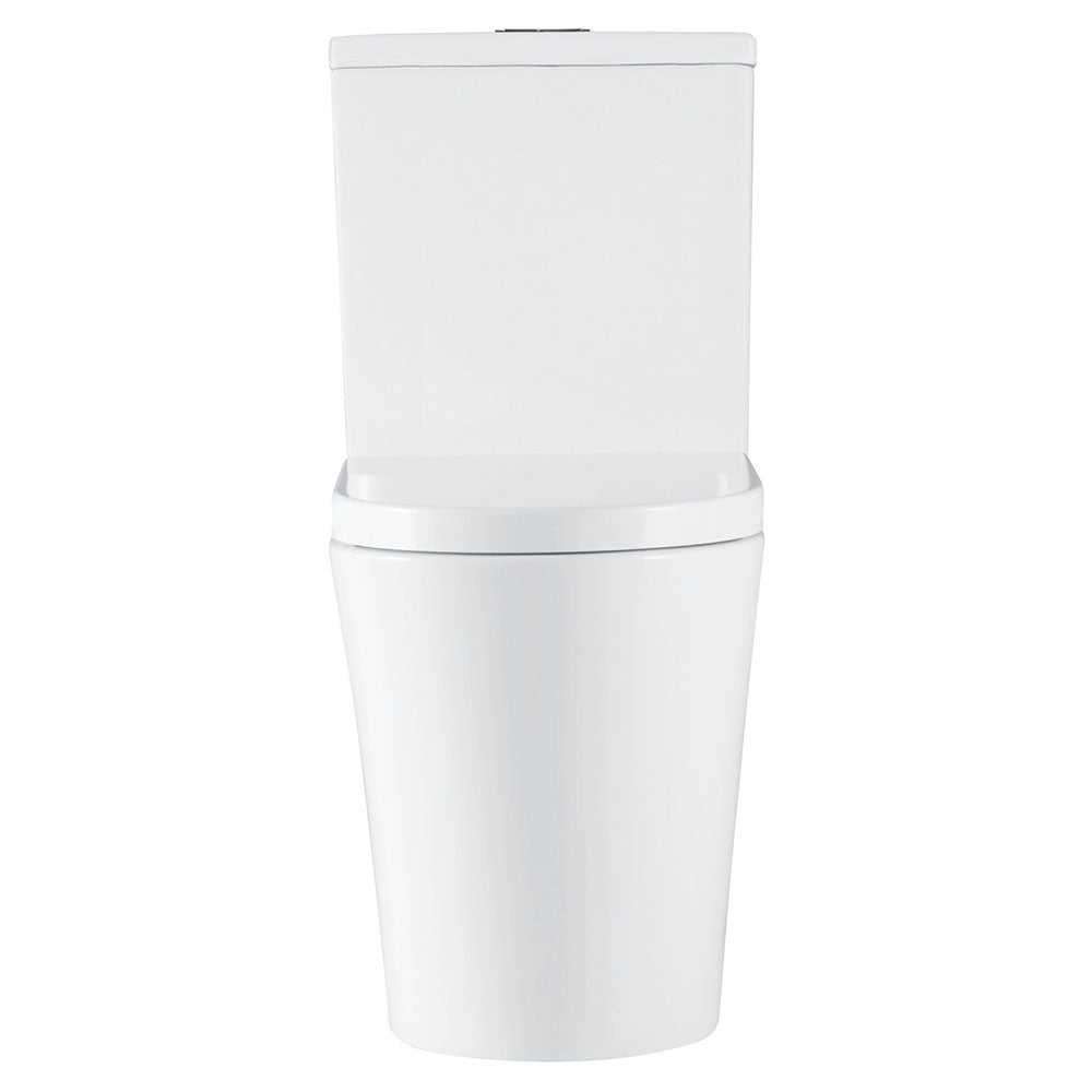 Kaya Tornado Flush Back-to-Wall Toilet Suite, Gloss White - Neche Interiors