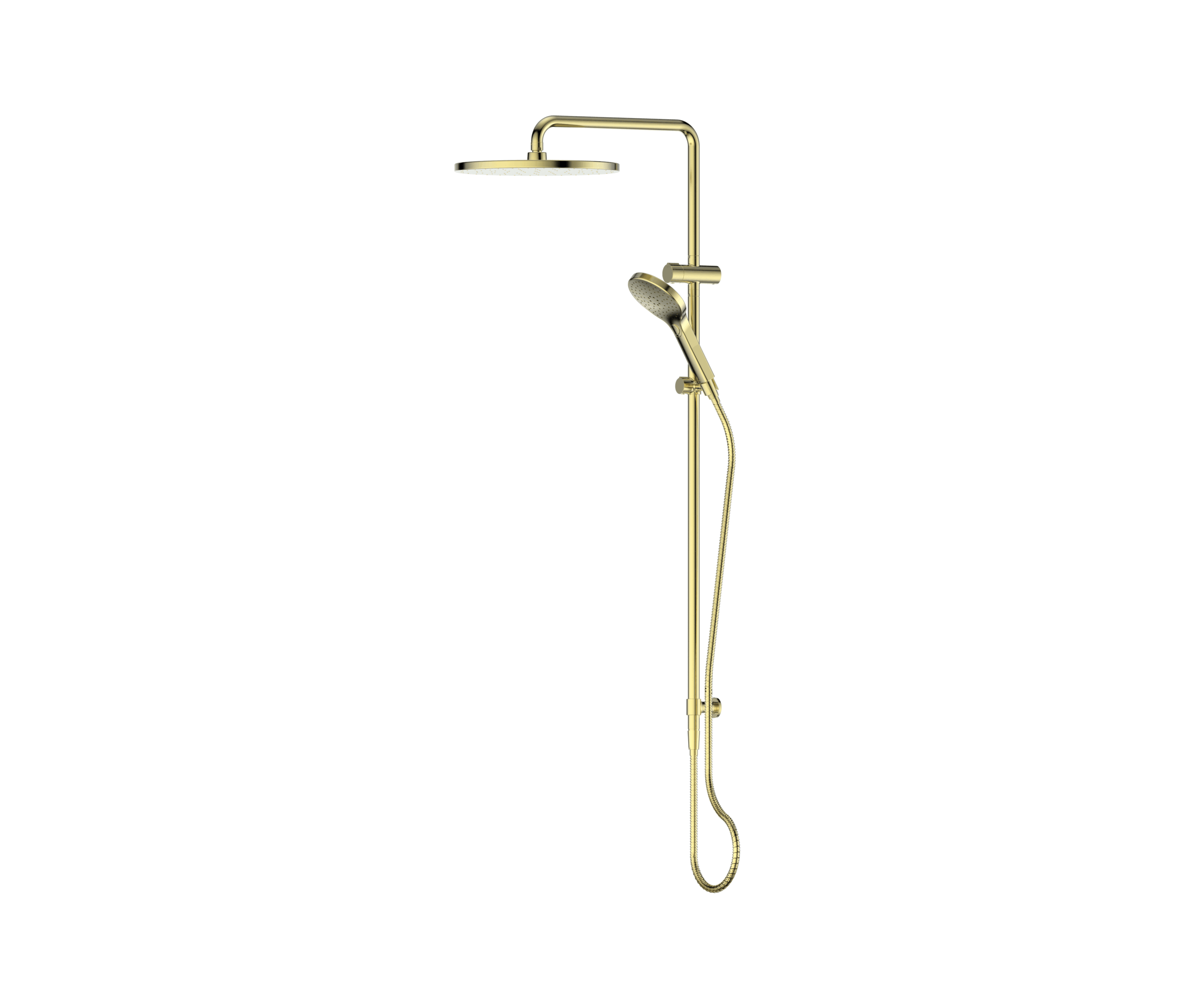 Lavish Bubblejet Twin Rail Shower