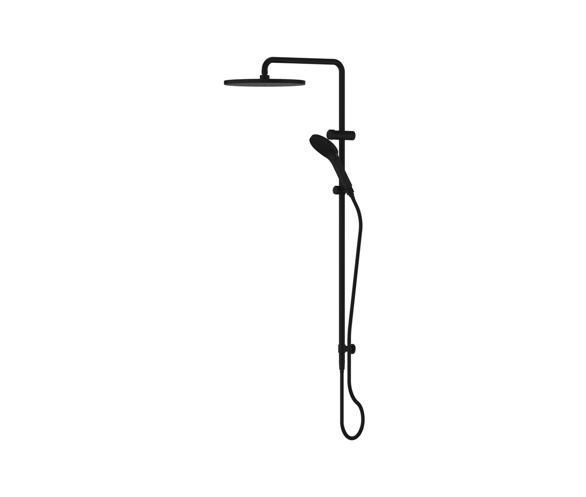 Lavish Bubblejet Twin Rail Shower