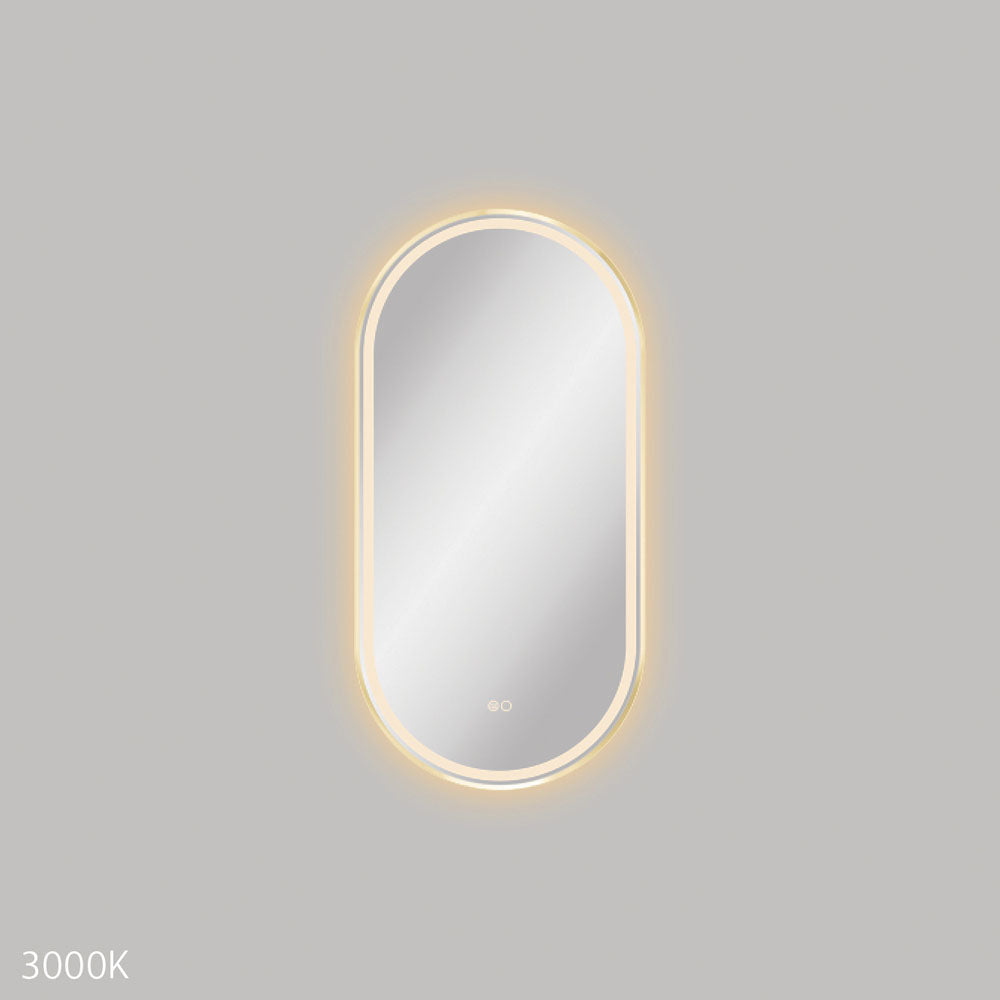 Empire LED Urban Brass Framed Mirror