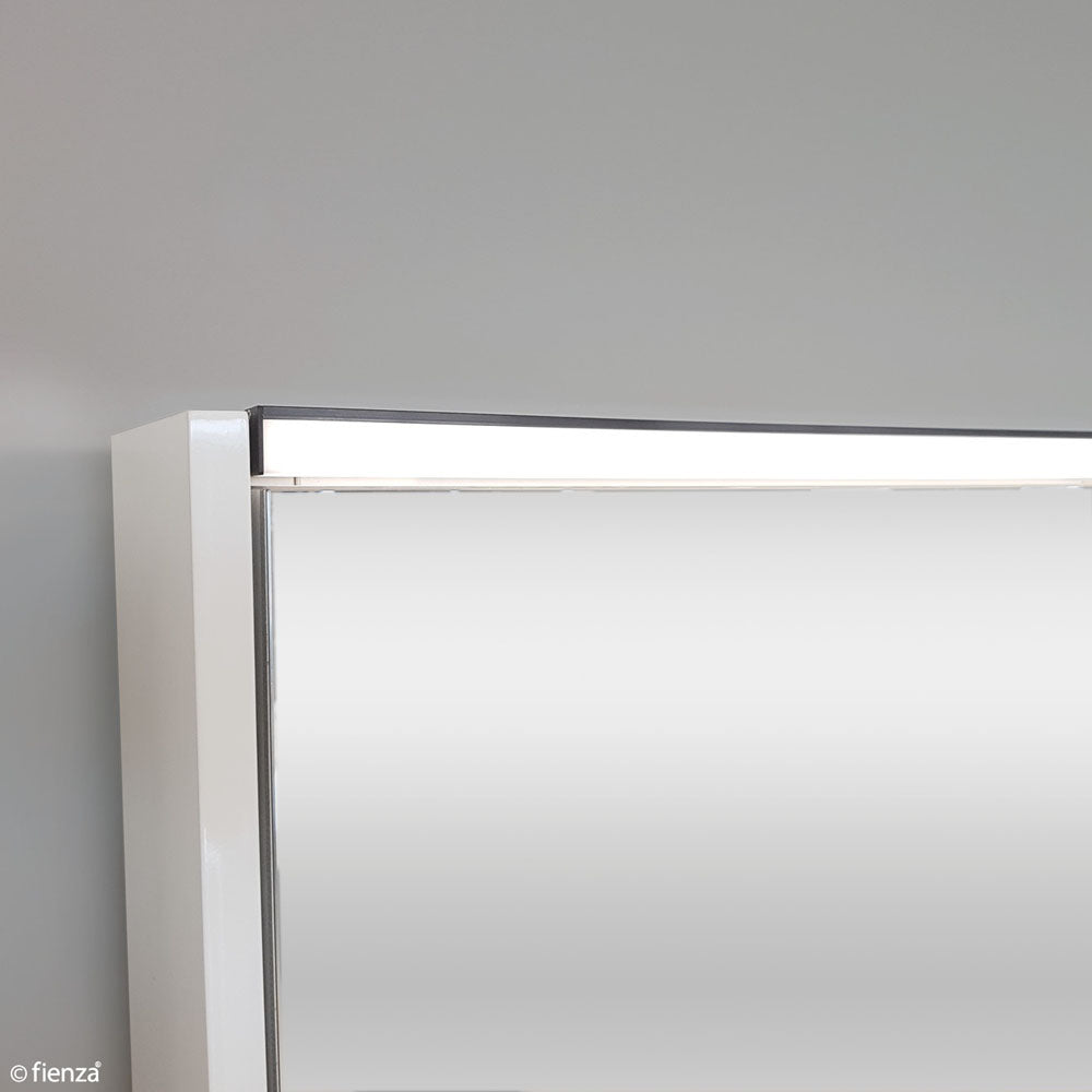 1200 LED Mirror Cabinet With Scandi Oak Side Panels