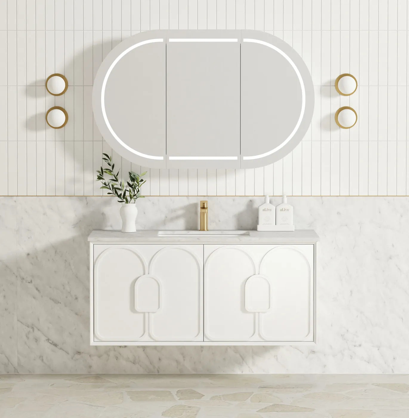 The Laguna Collection - Satin White - Neche Interiors