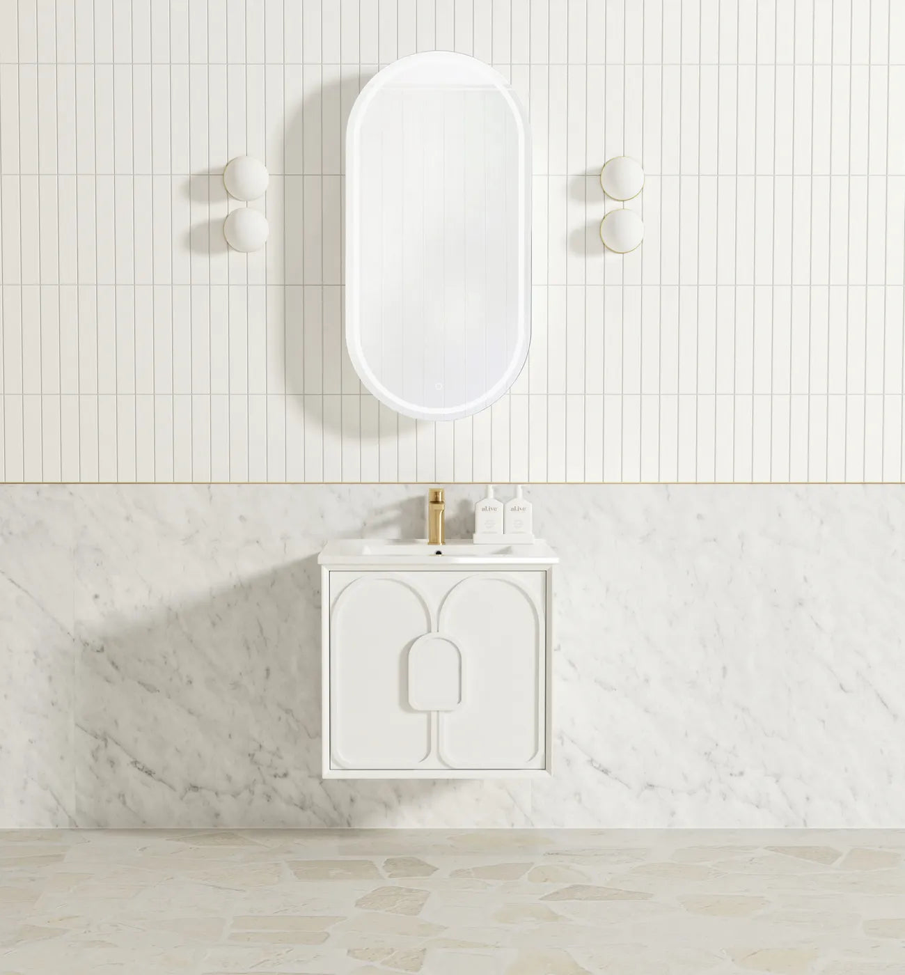 The Laguna Collection - Satin White - Neche Interiors