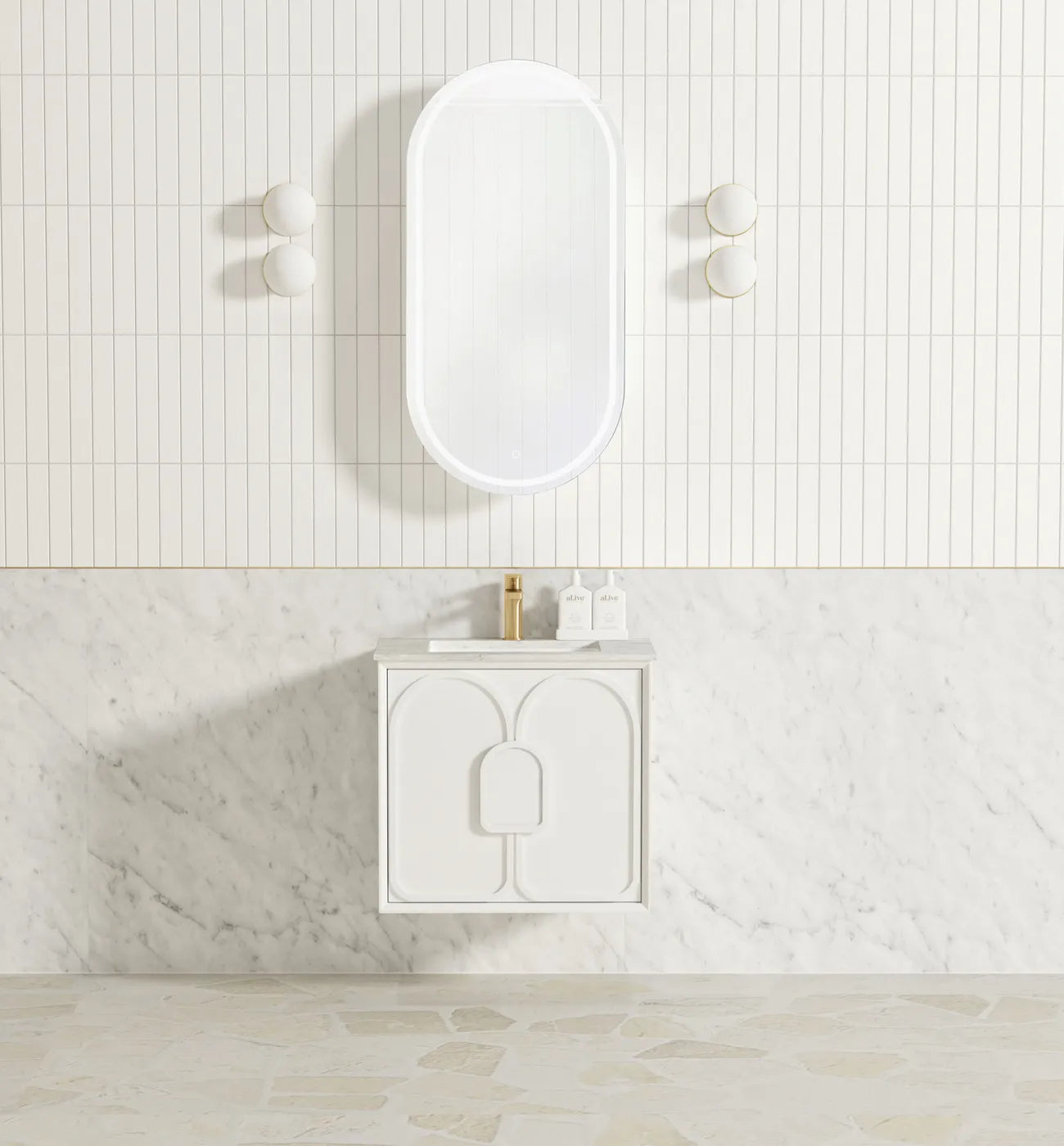 The Laguna Collection - Satin White - Neche Interiors