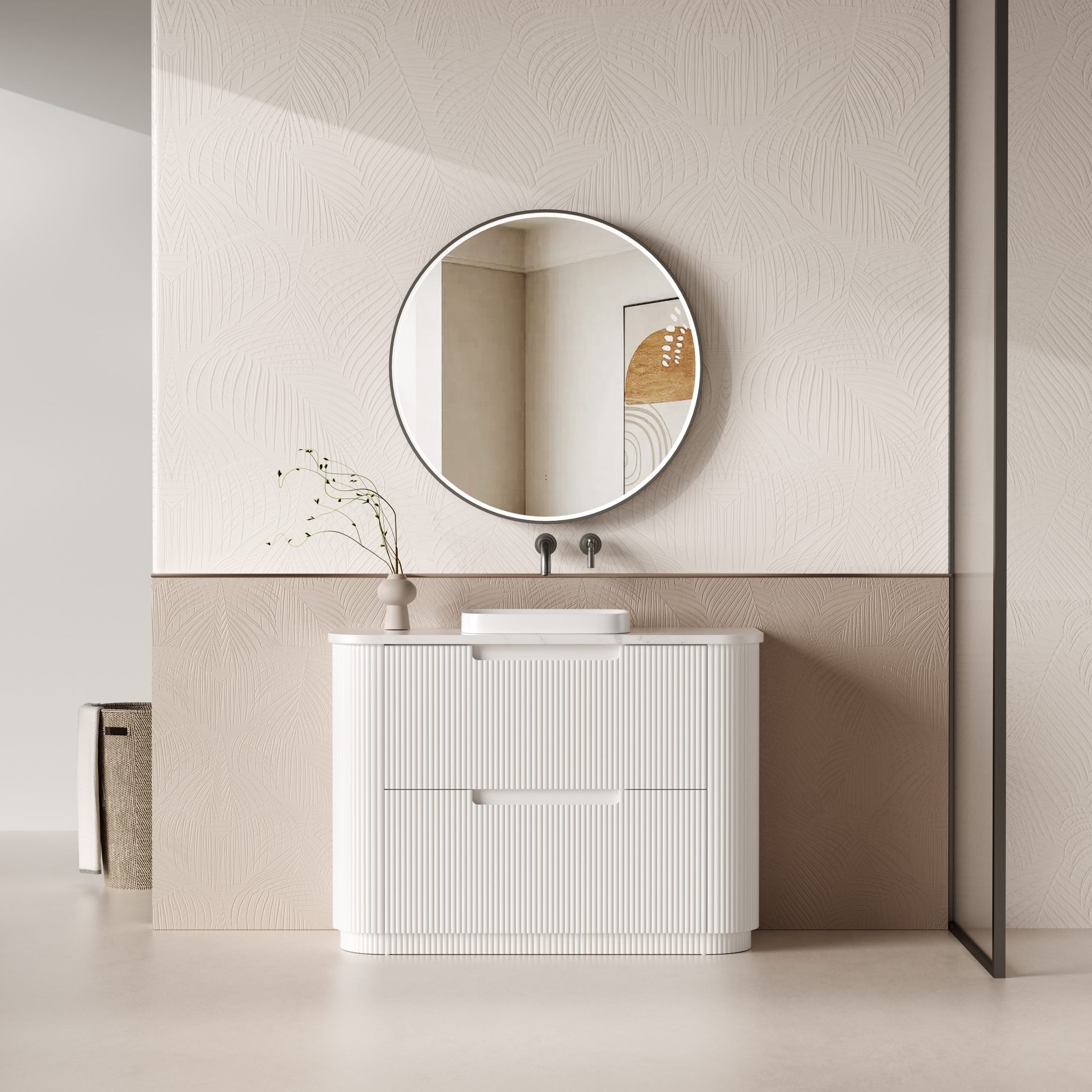 Curva Freestanding Vanity - Neche Interiors